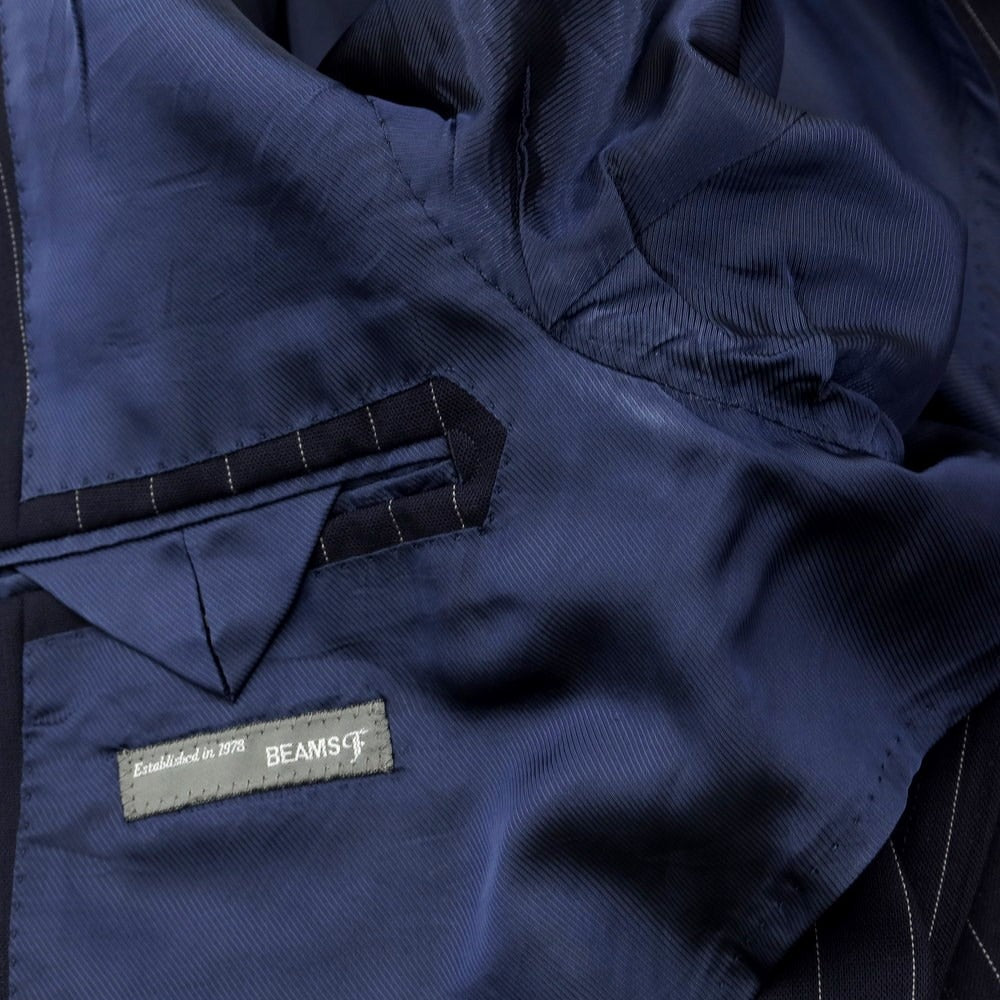 [Used] BEAMS F Wool Stripe 3-Button Suit Navy x White [Size 93] [NVY] [S/S] [Condition Rank B] ​​[Men&
