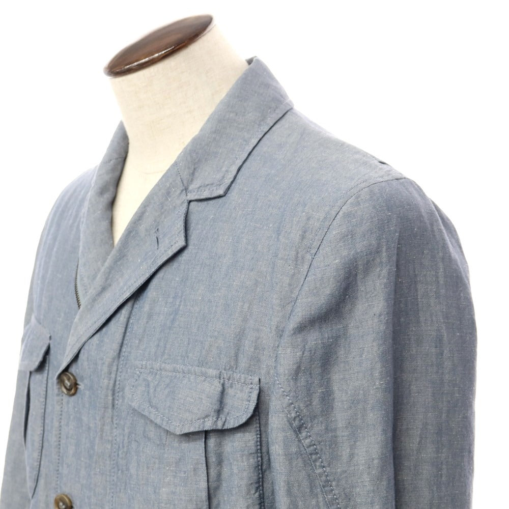 [Used] Montedoro Cotton Linen Hunting Jacket Navy Blue [Size 50] [BLU] [S/S] [Condition Rank B] ​​[Men&