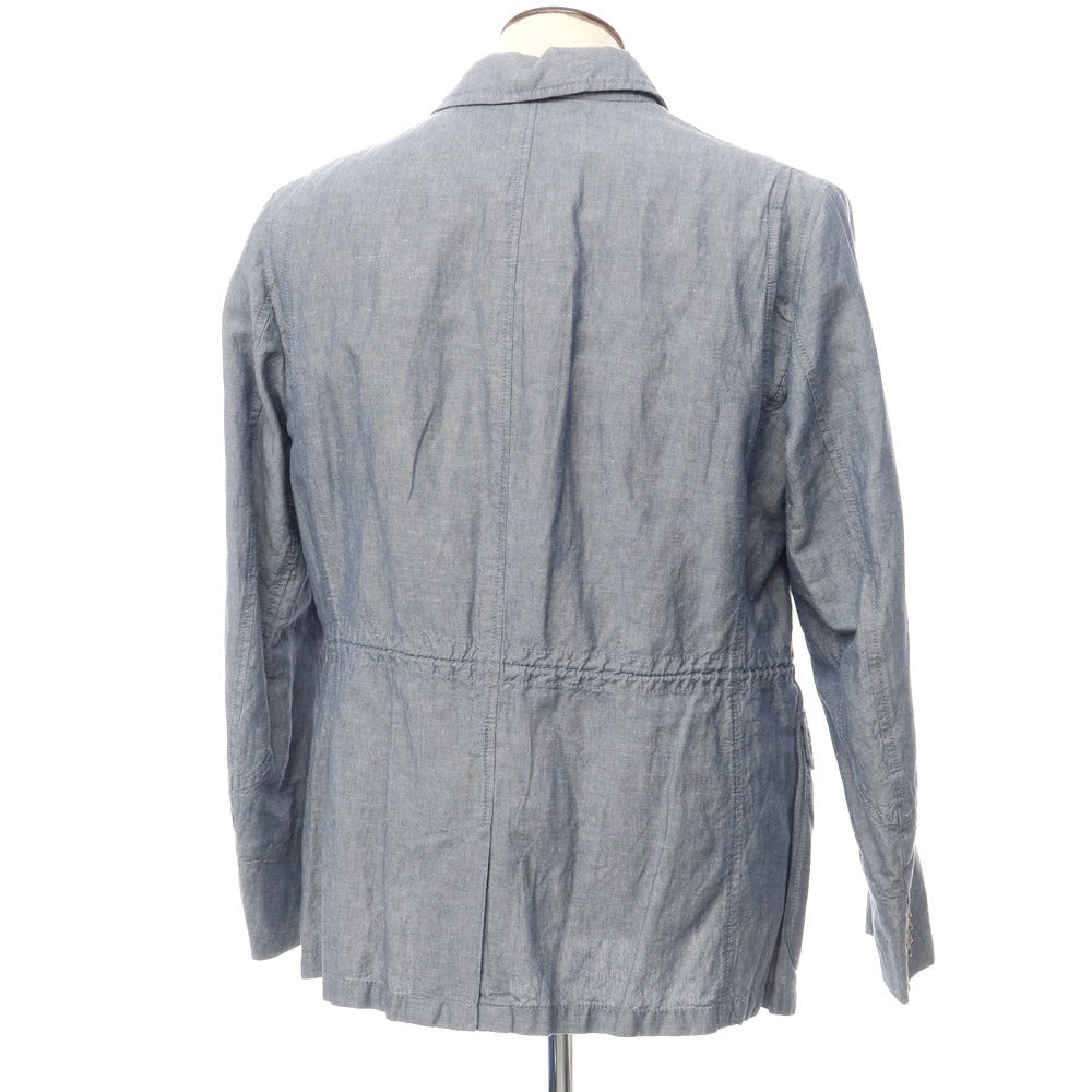 [Used] Montedoro Cotton Linen Hunting Jacket Navy Blue [Size 50] [BLU] [S/S] [Condition Rank B] ​​[Men&