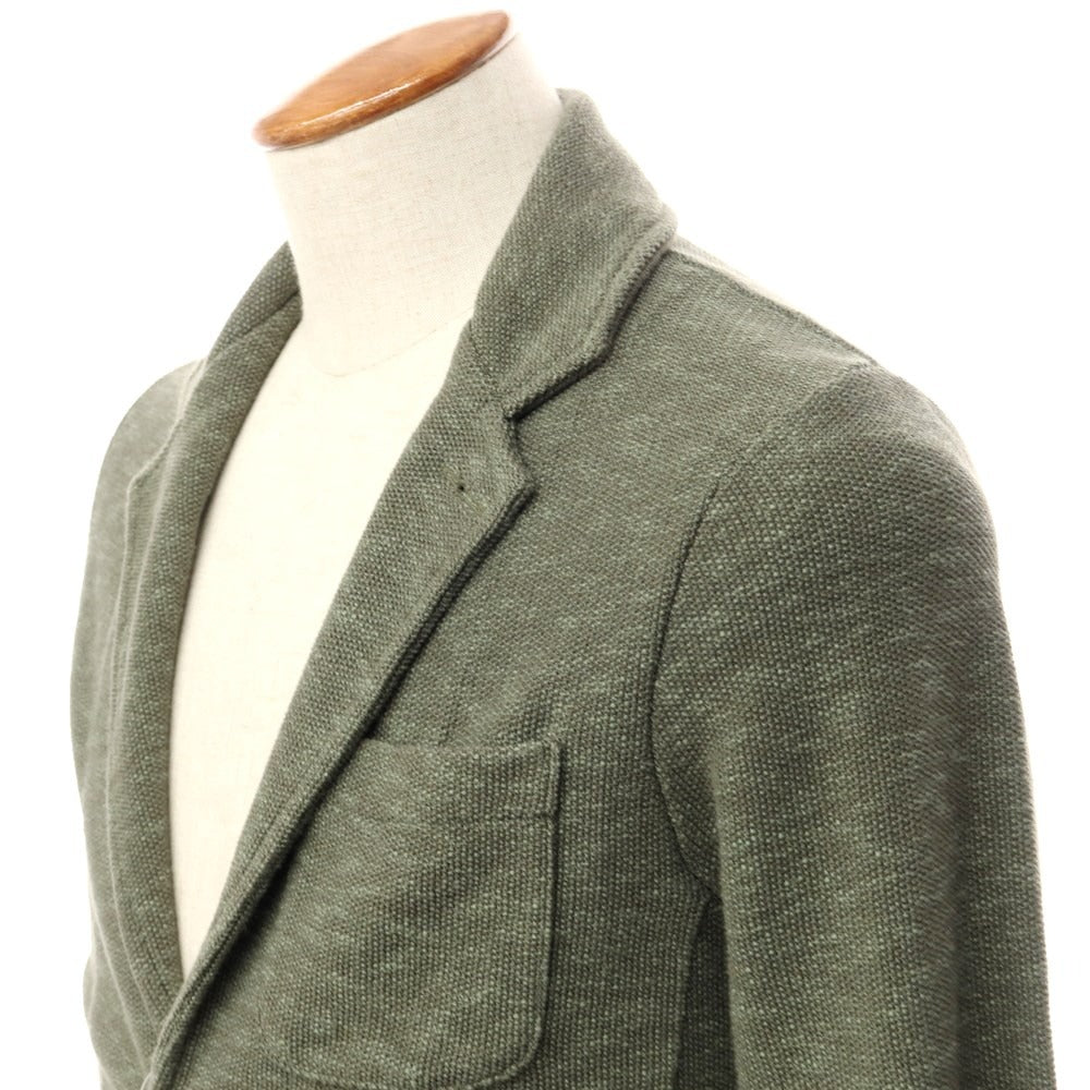 [Used] LBM1911 Cotton Linen Jersey Jacket Olive Green [Size 46] [GRN] [S/S] [Condition Rank B] ​​[Men&
