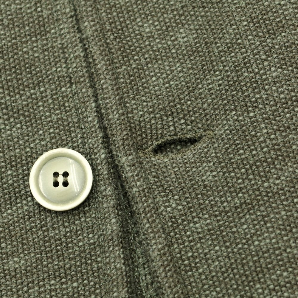 [Used] LBM1911 Cotton Linen Jersey Jacket Olive Green [Size 46] [GRN] [S/S] [Condition Rank B] ​​[Men&