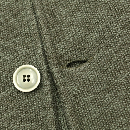 [Used] LBM1911 Cotton Linen Jersey Jacket Olive Green [Size 46] [GRN] [S/S] [Condition Rank B] ​​[Men&