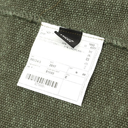 [Used] LBM1911 Cotton Linen Jersey Jacket Olive Green [Size 46] [GRN] [S/S] [Condition Rank B] ​​[Men&