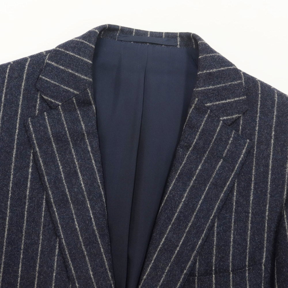 [Used] Ring Jacket, Wool Striped 3-Button Suit, Navy x Off-White [Size not listed (S size)] [NVY] [A/W] [Condition Rank D] [Men&
