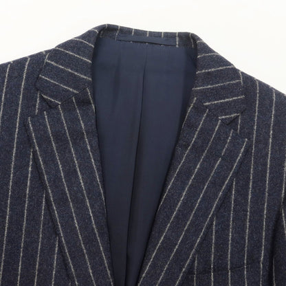 [Used] Ring Jacket, Wool Striped 3-Button Suit, Navy x Off-White [Size not listed (S size)] [NVY] [A/W] [Condition Rank D] [Men&
