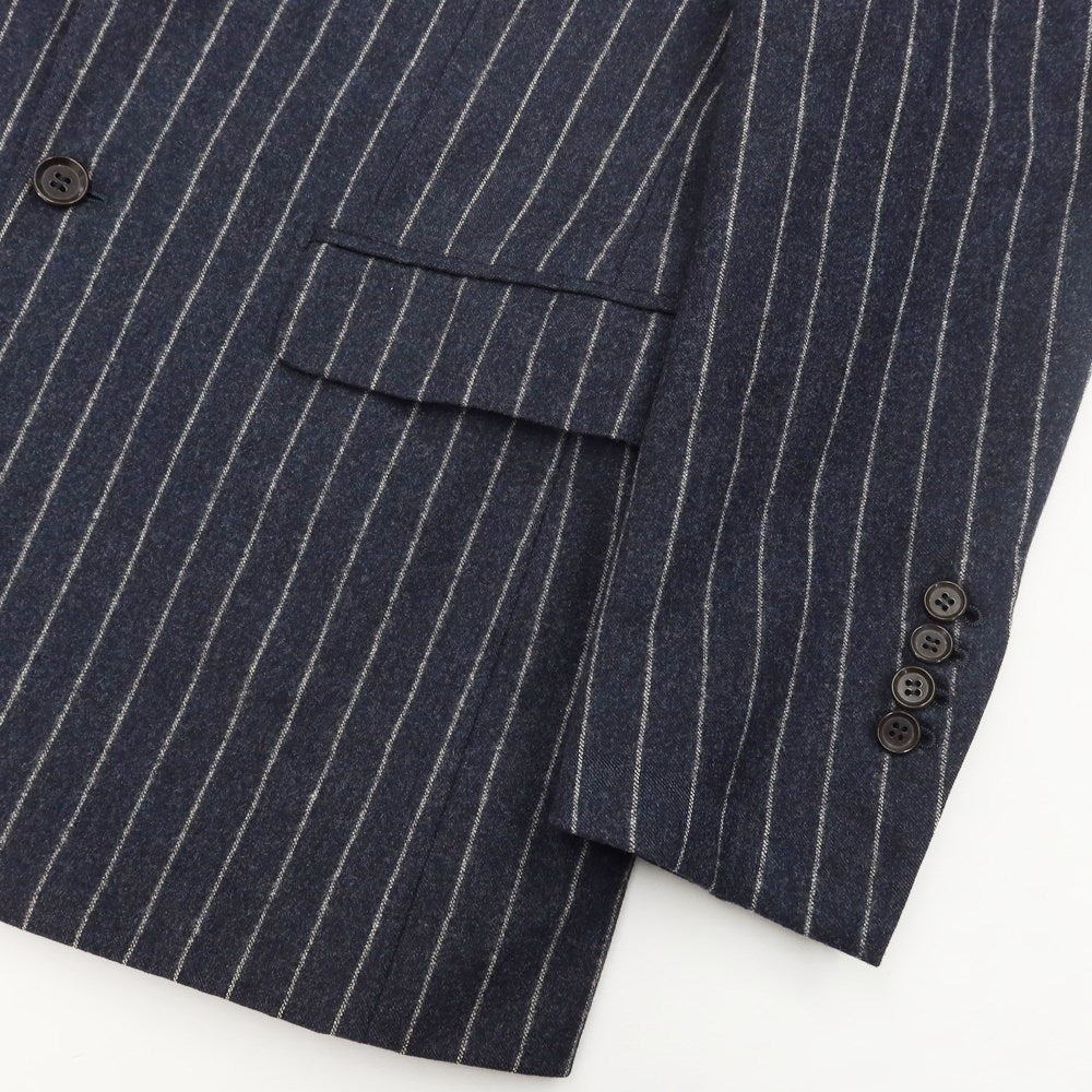 [Used] Ring Jacket, Wool Striped 3-Button Suit, Navy x Off-White [Size not listed (S size)] [NVY] [A/W] [Condition Rank D] [Men&