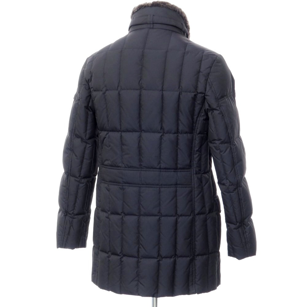 [Used] MOORER MORRIS KM polyester fur down coat, dark navy [size 48] [NVY] [A/W] [Condition rank B] ​​[Men&