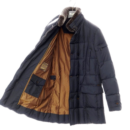 [Used] MOORER MORRIS KM polyester fur down coat, dark navy [size 48] [NVY] [A/W] [Condition rank B] ​​[Men&