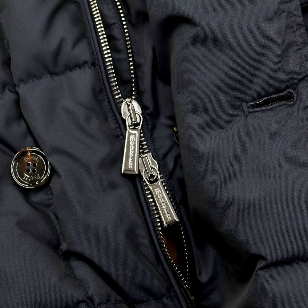 [Used] MOORER MORRIS KM polyester fur down coat, dark navy [size 48] [NVY] [A/W] [Condition rank B] ​​[Men&