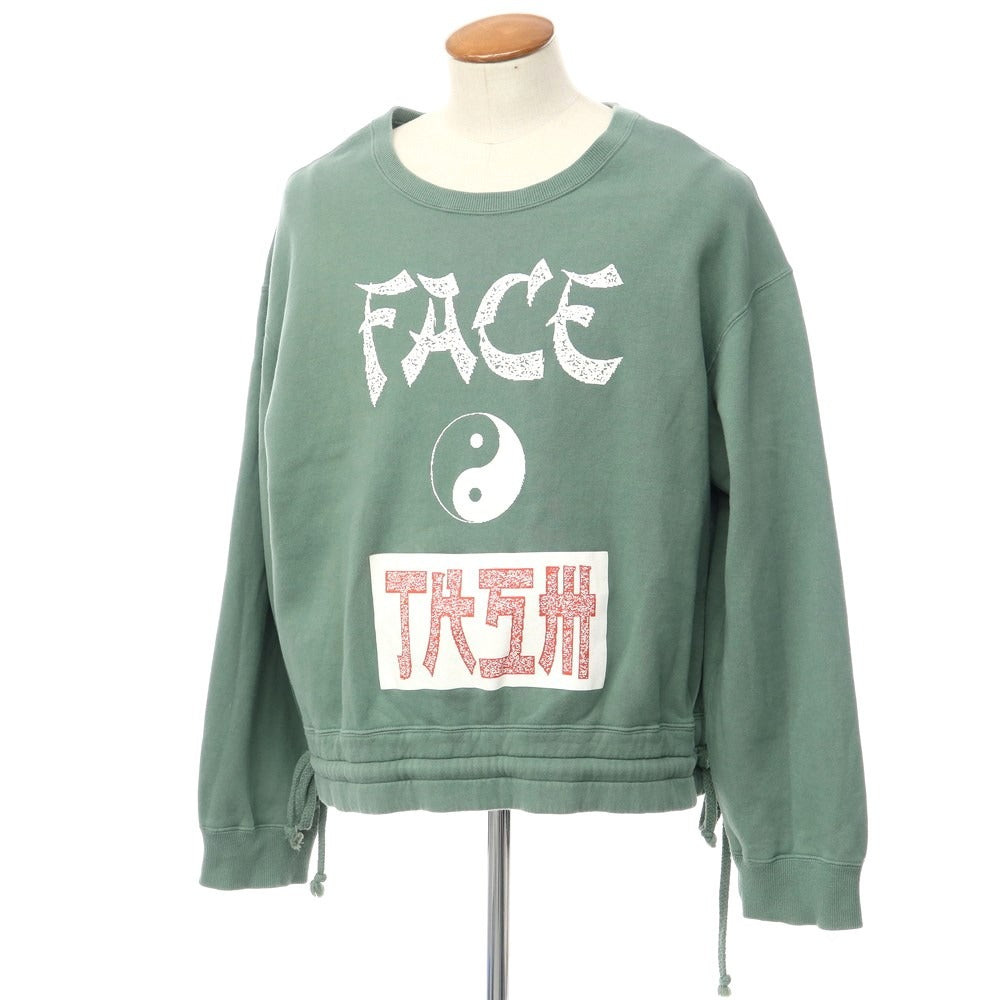 [Used] FACETASM sweatshirt
 Green [Size: 00 (Free size)] [GRN] [A/W] [Condition: C] [Men&