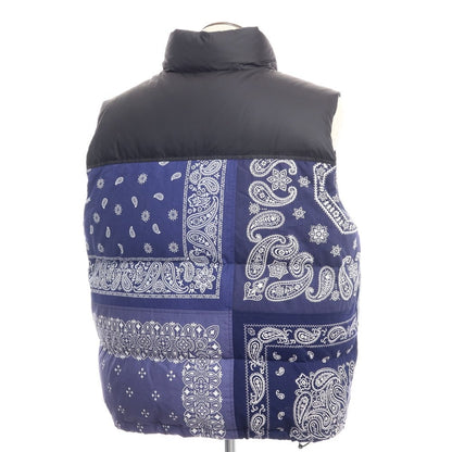 【中古】ミヤギヒデタカ MIYAGIHIDETAKA BANDANA DOWN VEST ダウンベスト
 ネイビー【サイズFREE】【NVY】【A/W】【状態ランクB】【メンズ】
【769876】[EPD]