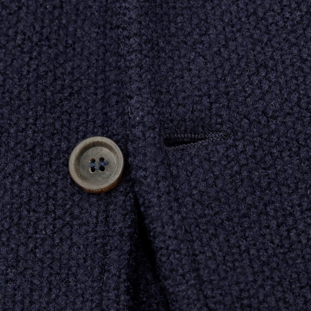 [Used] BE FOR MILANO Wool knit casual jacket, navy [Size 48] [NVY] [A/W] [Condition rank B] ​​[Men&