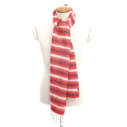 [Used] Allegri Striped Wool Scarf Red x Ivory [RED] [A/W] [Condition Rank B] ​​[Men&