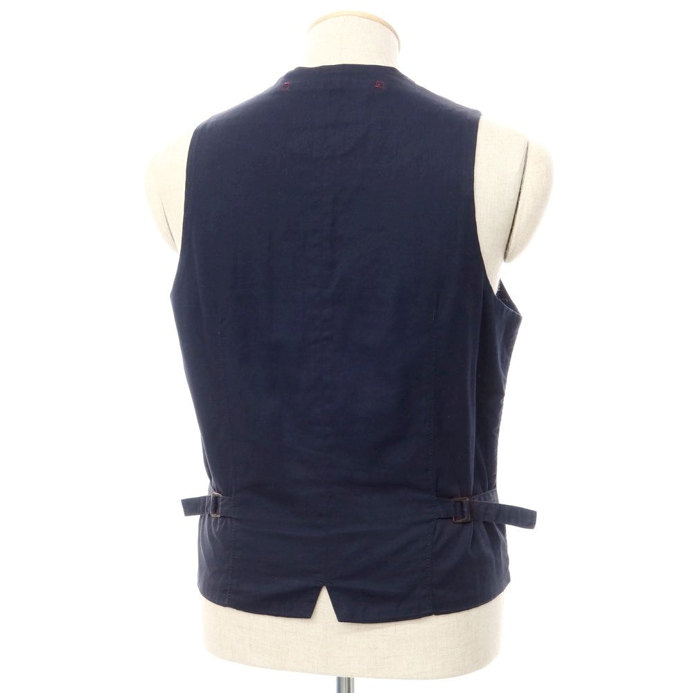 [Used] Montedoro Wool Gilet Vest Navy [Size S] [NVY] [A/W] [Condition Rank D] [Men&