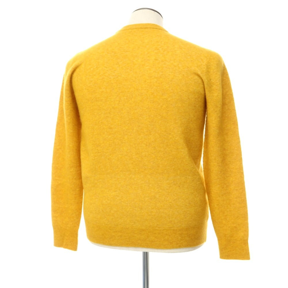 【中古】ロベルトコリーナ ROBERTO COLLINA ナイロンウール クルーネック ニット イエロー系【サイズ50】【YEL】【A/W】【状態ランクB】【メンズ】【768878】