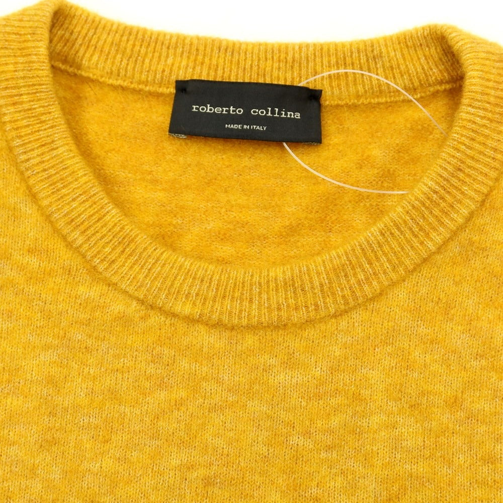 [Used] Roberto Collina ROBERTO COLLINA Nylon wool crew neck knit Yellow [Size 50] [YEL] [A/W] [Condition Rank B] ​​[Men&