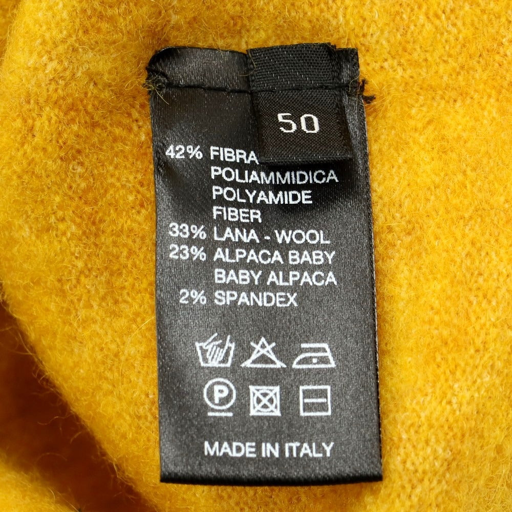 [Used] Roberto Collina ROBERTO COLLINA Nylon wool crew neck knit Yellow [Size 50] [YEL] [A/W] [Condition Rank B] ​​[Men&