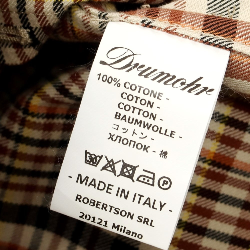 [Used] Drumohr Work Jacket Brown [Size 48] [BRW] [S/S] [Condition Rank A] [Men&
