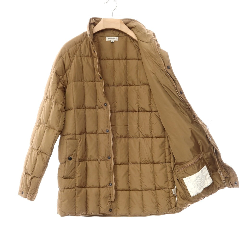 [Used] Alberto Aspesi Nylon quilted down coat, khaki beige [Size M] [BEI] [A/W] [Condition Rank C] [Men&