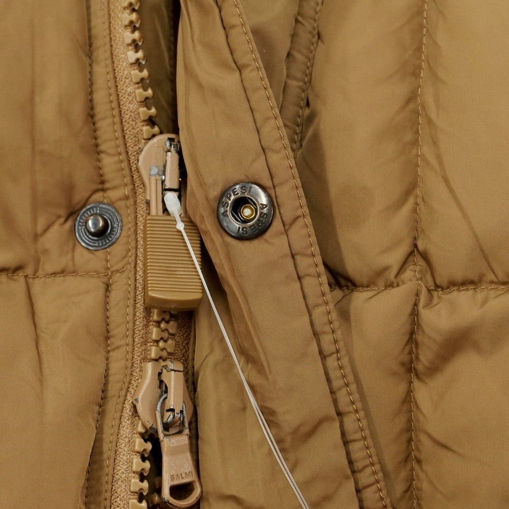[Used] Alberto Aspesi Nylon quilted down coat, khaki beige [Size M] [BEI] [A/W] [Condition Rank C] [Men&