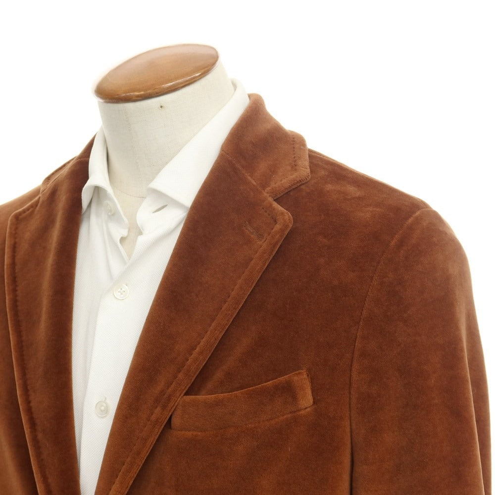 [Used] CIRCOLO 1901 Cotton Polyester Velour Jacket Brown [Size 48] [BRW] [A/W] [Condition Rank B] ​​[Men&