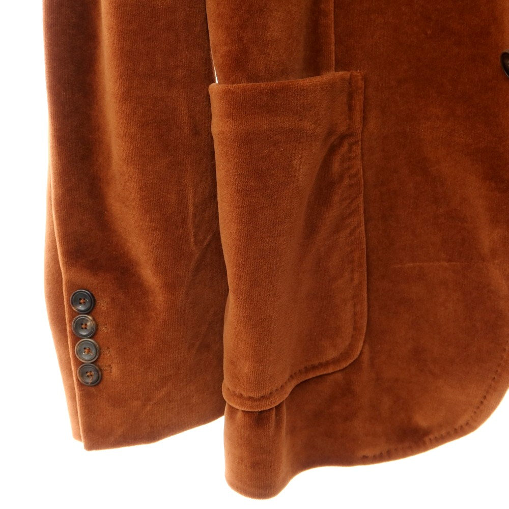 [Used] CIRCOLO 1901 Cotton Polyester Velour Jacket Brown [Size 48] [BRW] [A/W] [Condition Rank B] ​​[Men&