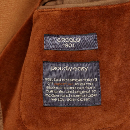 [Used] CIRCOLO 1901 Cotton Polyester Velour Jacket Brown [Size 48] [BRW] [A/W] [Condition Rank B] ​​[Men&