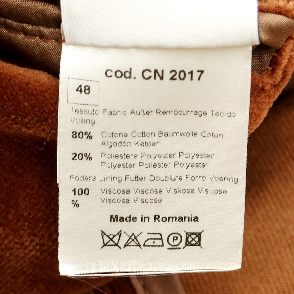 [Used] CIRCOLO 1901 Cotton Polyester Velour Jacket Brown [Size 48] [BRW] [A/W] [Condition Rank B] ​​[Men&