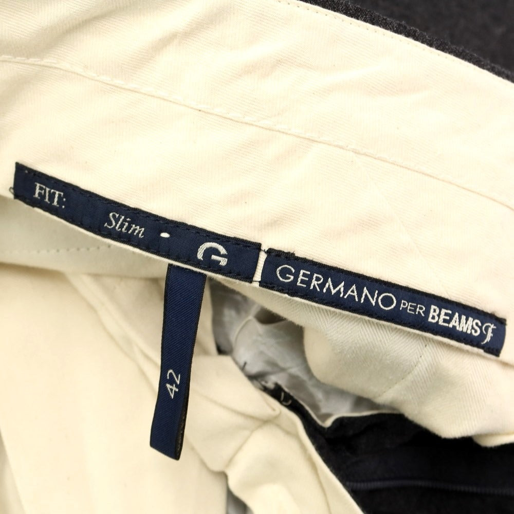 [Used] GERMANO BEAMS F special order wool dress slacks pants dark grey [size 42] [GRY] [A/W] [Condition rank B] ​​[Men&