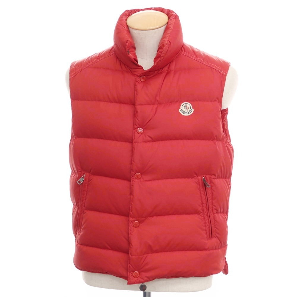 【中古】モンクレール MONCLER BERNARD ダウンベスト レッド【サイズ1】【RED】【A/W】【状態ランクB】【メンズ】【769069】