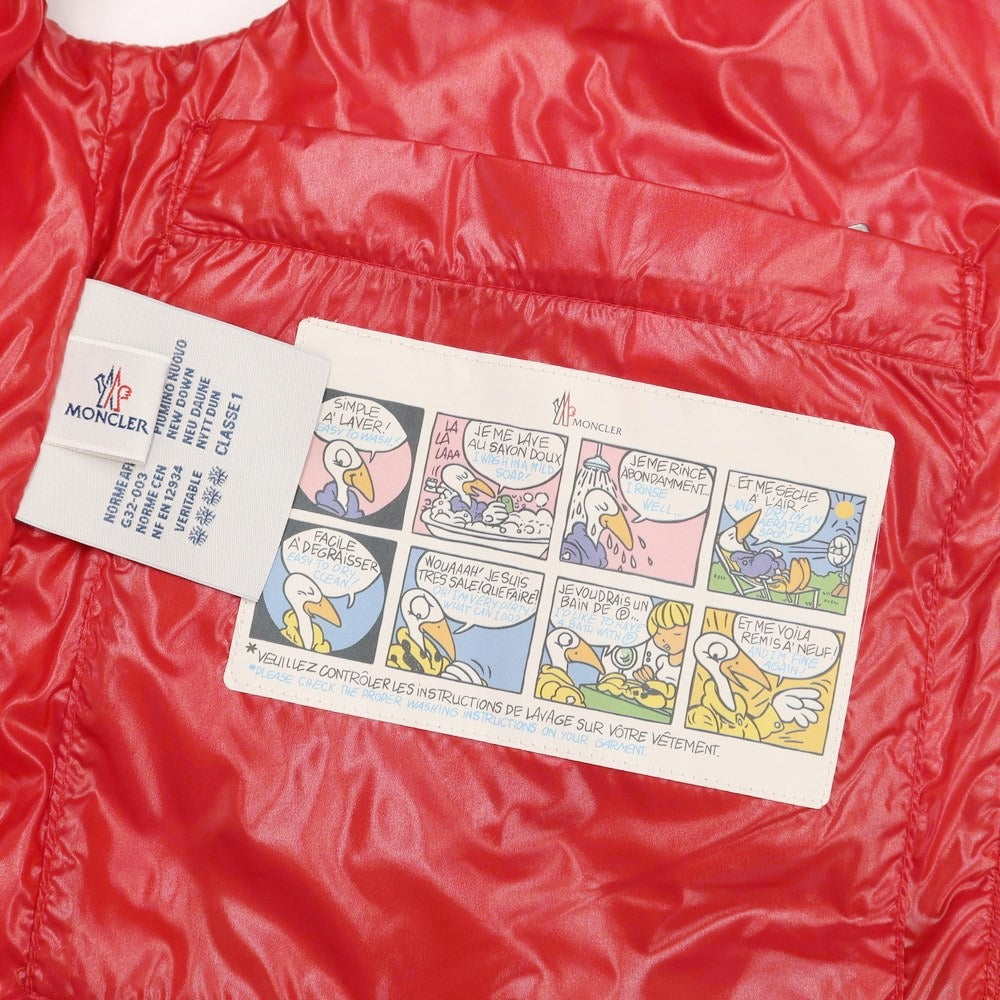 [Used] Moncler MONCLER BERNARD Down Vest Red [Size 1] [RED] [A/W] [Condition Rank B] ​​[Men&
