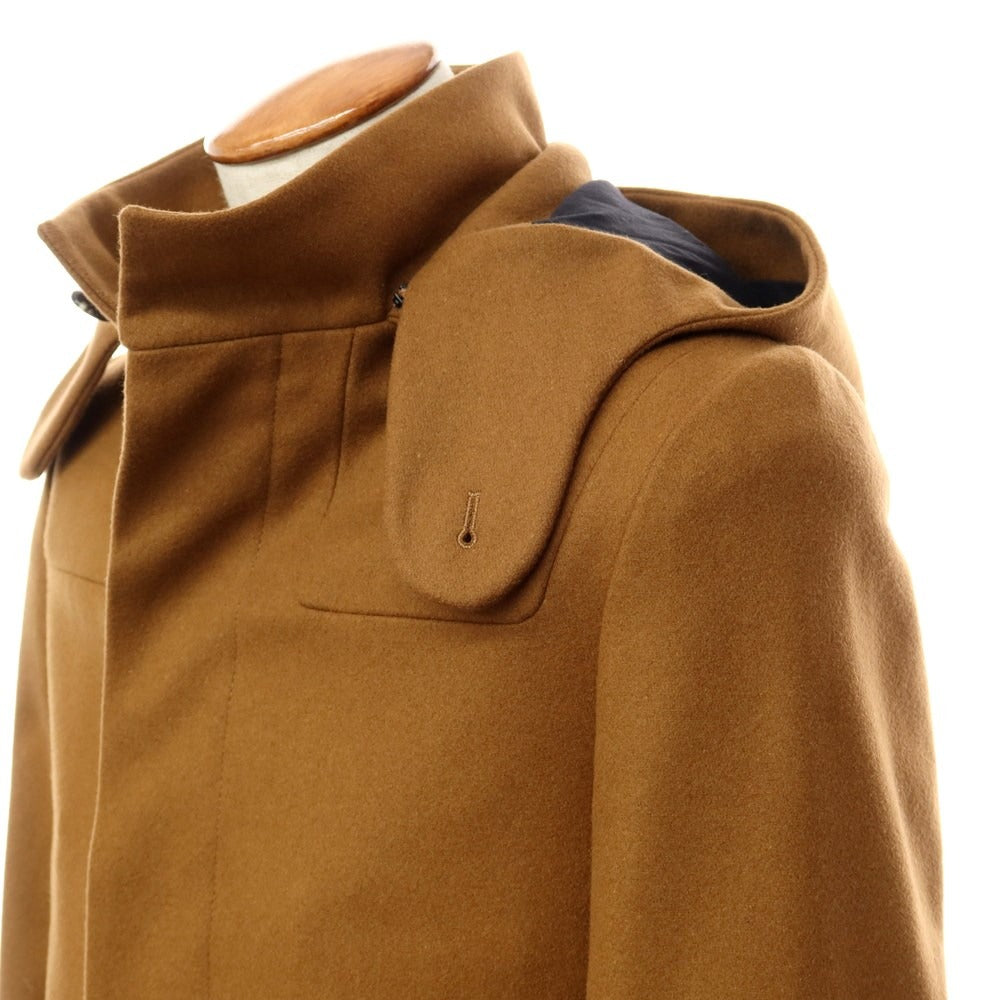 [Used] Hevo wool nylon hooded coat, camel brown [Size 46] [BRW] [A/W] [Condition Rank A] [Men&