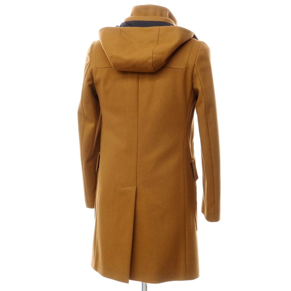 [Used] Hevo wool nylon hooded coat, camel brown [Size 46] [BRW] [A/W] [Condition Rank A] [Men&