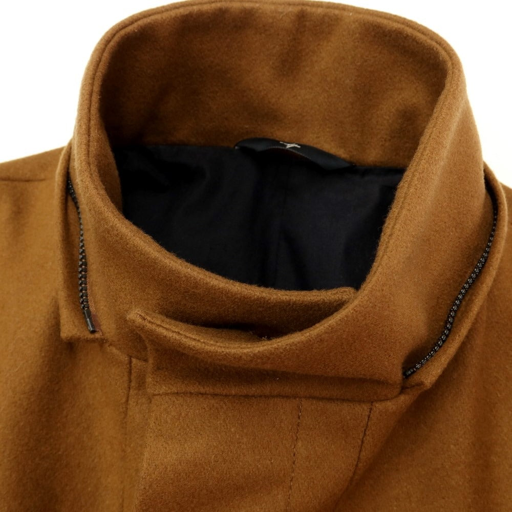 [Used] Hevo wool nylon hooded coat, camel brown [Size 46] [BRW] [A/W] [Condition Rank A] [Men&