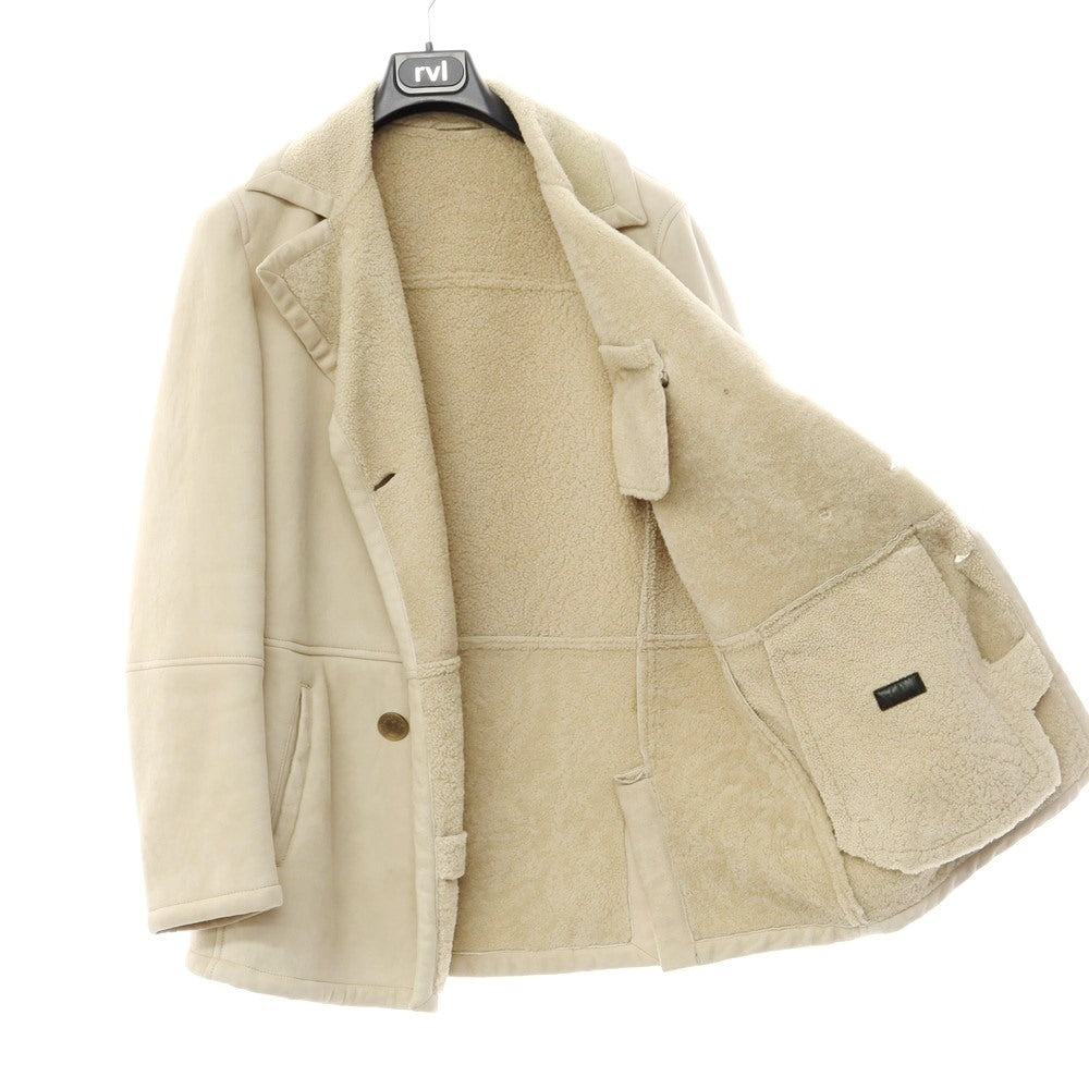 [Used] rvl Mouton peacoat, light beige [Size 44] [BEI] [A/W] [Condition Rank B] ​​[Men&