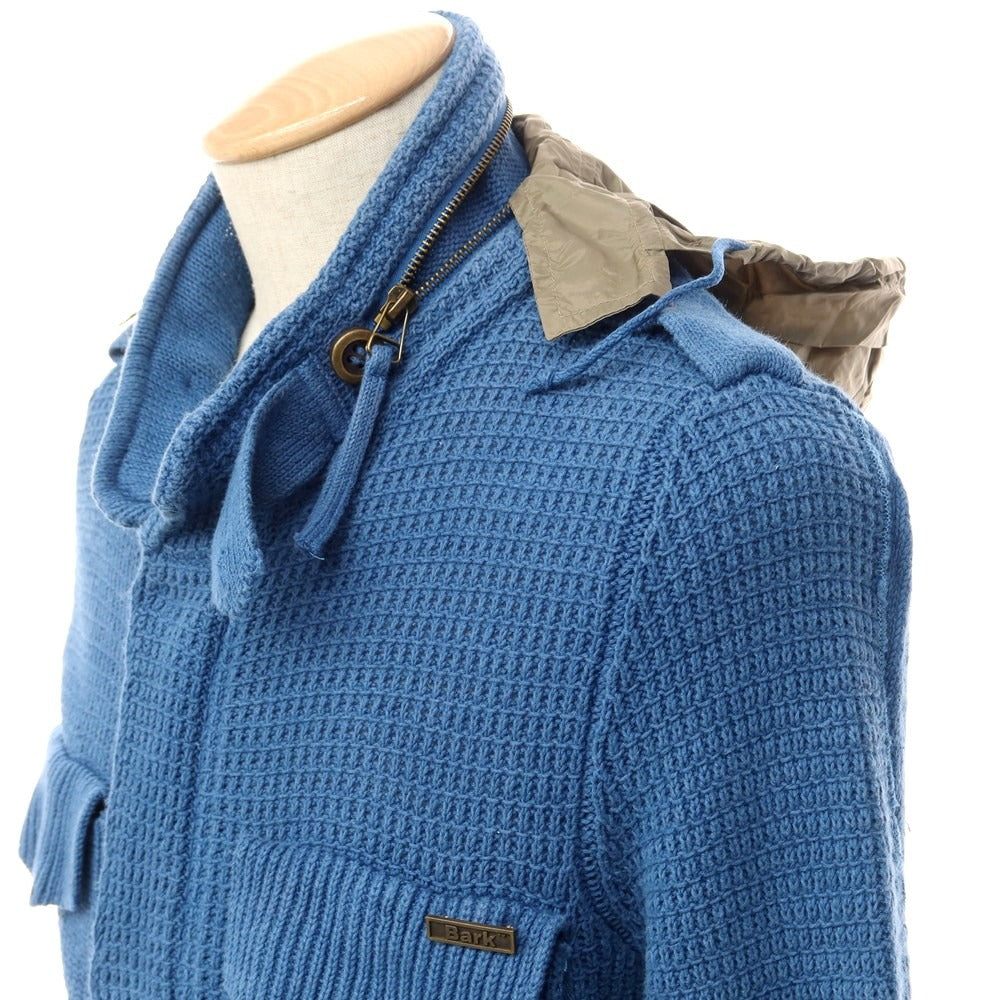 [Used] BARK Linen Cotton Knit Blouson Blue [Size XS] [BLU] [S/S] [Condition Rank C] [Men&