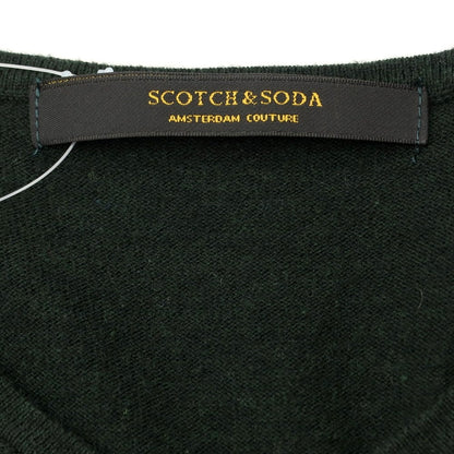 [Used] Scotch &amp;amp; Soda Wool V-neck knit, dark green [Size not specified (S size)] [GRN] [A/W] [Condition rank B] ​​[Men&