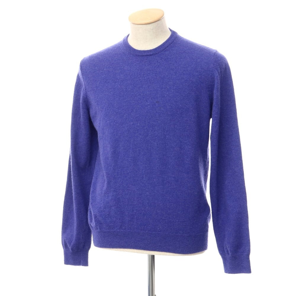 【中古】アルテア Altea ウール クルーネック ニット パープルブルー系【サイズS】【BLU】【A/W】【状態ランクC】【メンズ】【768870】