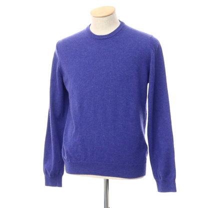[Used] Altea wool crew neck knit purple blue [Size S] [BLU] [A/W] [Condition Rank C] [Men&