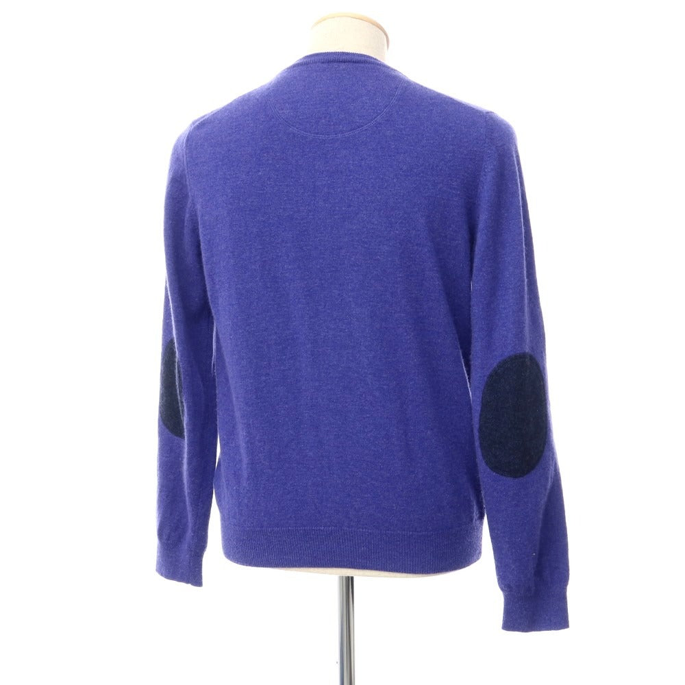 【中古】アルテア Altea ウール クルーネック ニット パープルブルー系【サイズS】【BLU】【A/W】【状態ランクC】【メンズ】【768870】