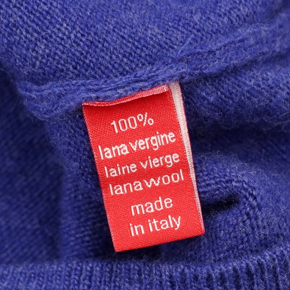 [Used] Altea wool crew neck knit purple blue [Size S] [BLU] [A/W] [Condition Rank C] [Men&