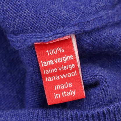 [Used] Altea wool crew neck knit purple blue [Size S] [BLU] [A/W] [Condition Rank C] [Men&