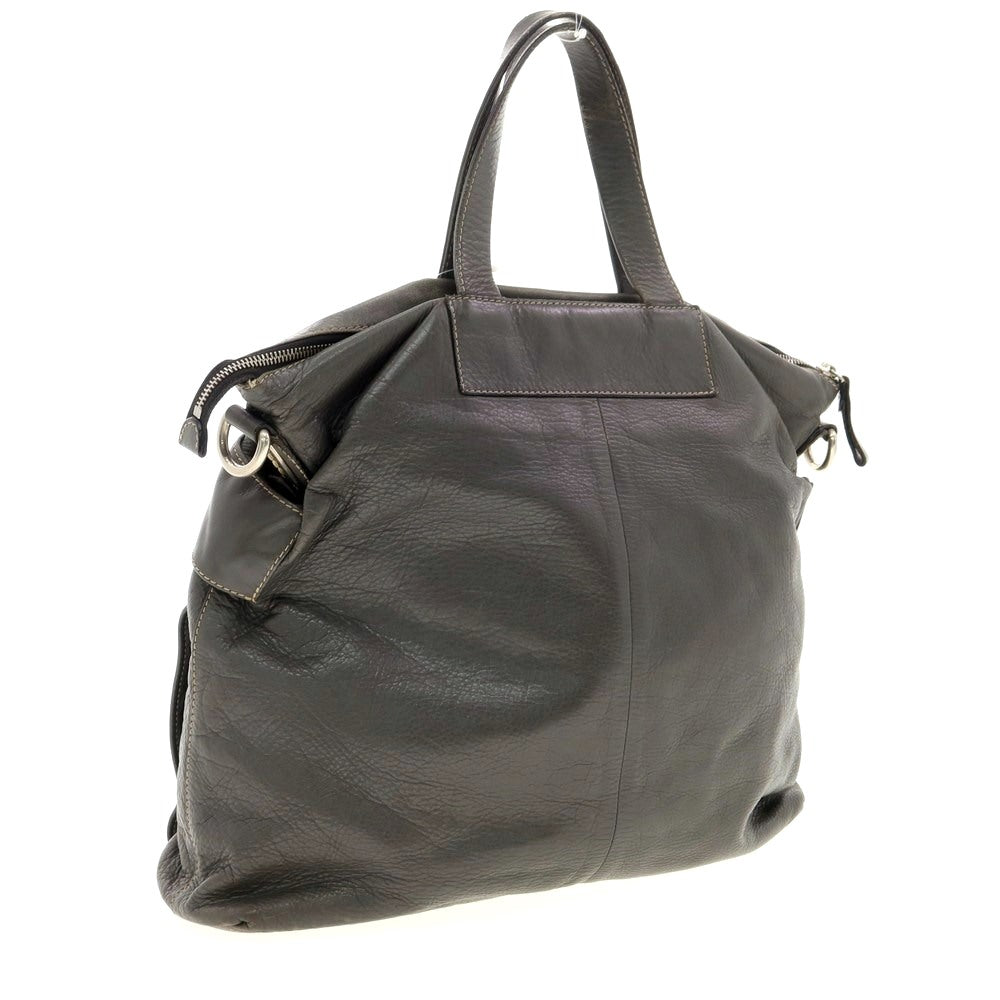 [Used] ZANELLATO Leather Tote Bag Grey [W40xH36xD8] [GRY] [S/S/A/W] [Condition Rank C] [Men&