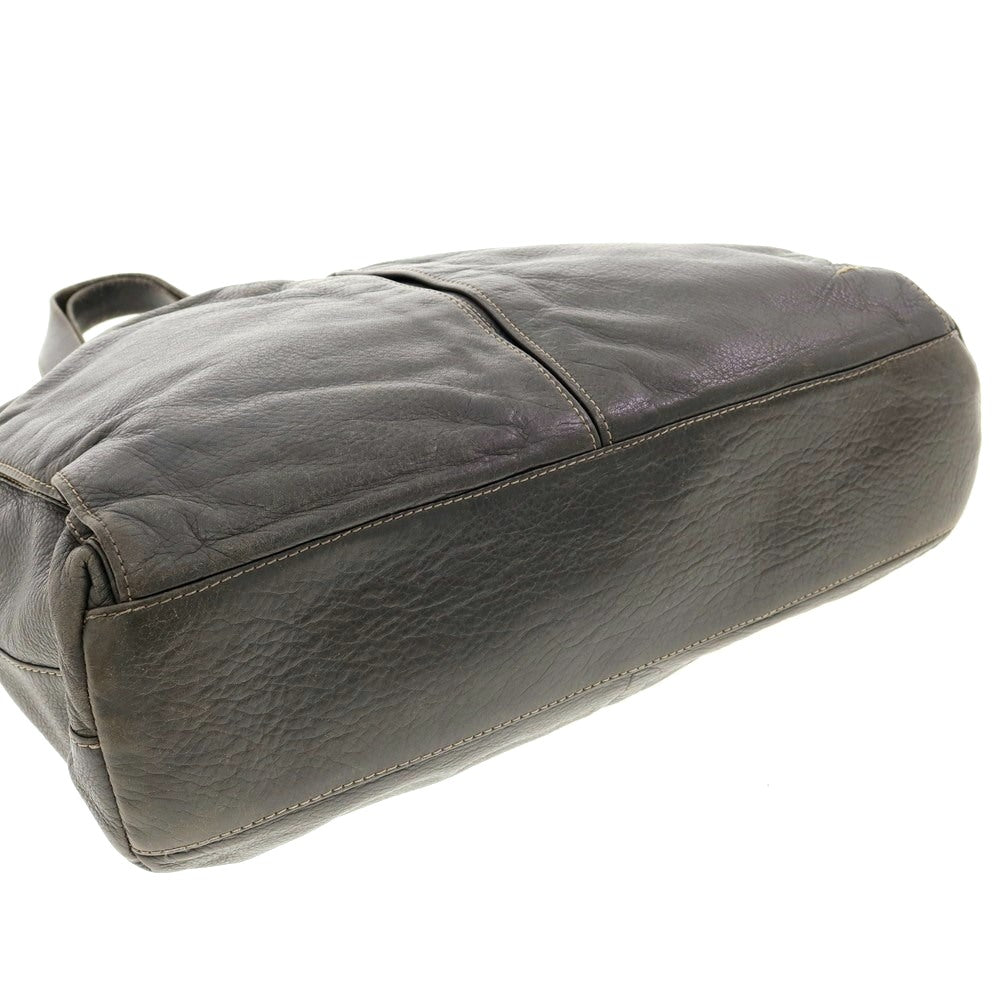[Used] ZANELLATO Leather Tote Bag Grey [W40xH36xD8] [GRY] [S/S/A/W] [Condition Rank C] [Men&