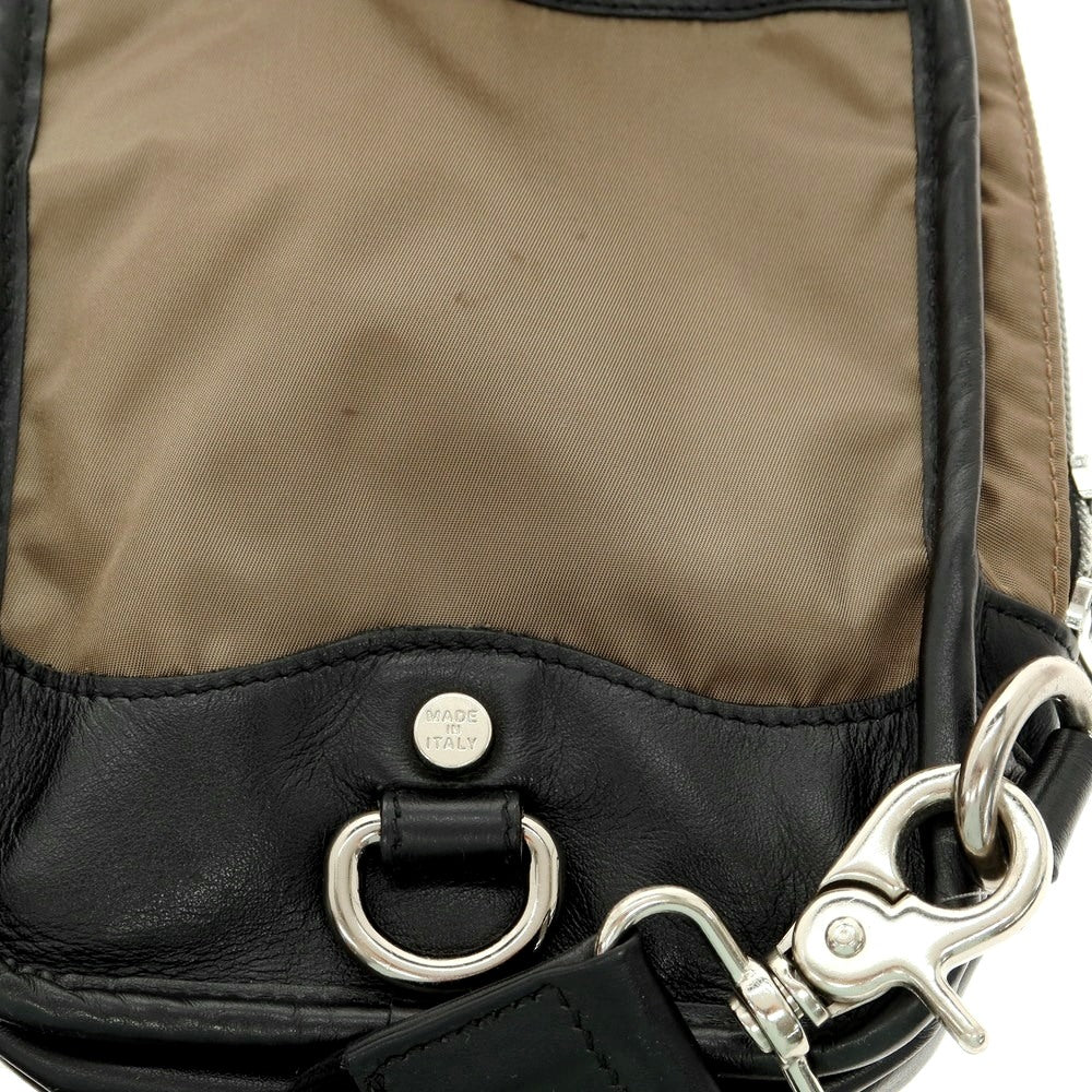 [Used] Orobianco Nylon Shoulder Bag Khaki x Black [W13.5xH23.5xD4] [BRW] [S/S/A/W] [Condition Rank B] ​​[Men&