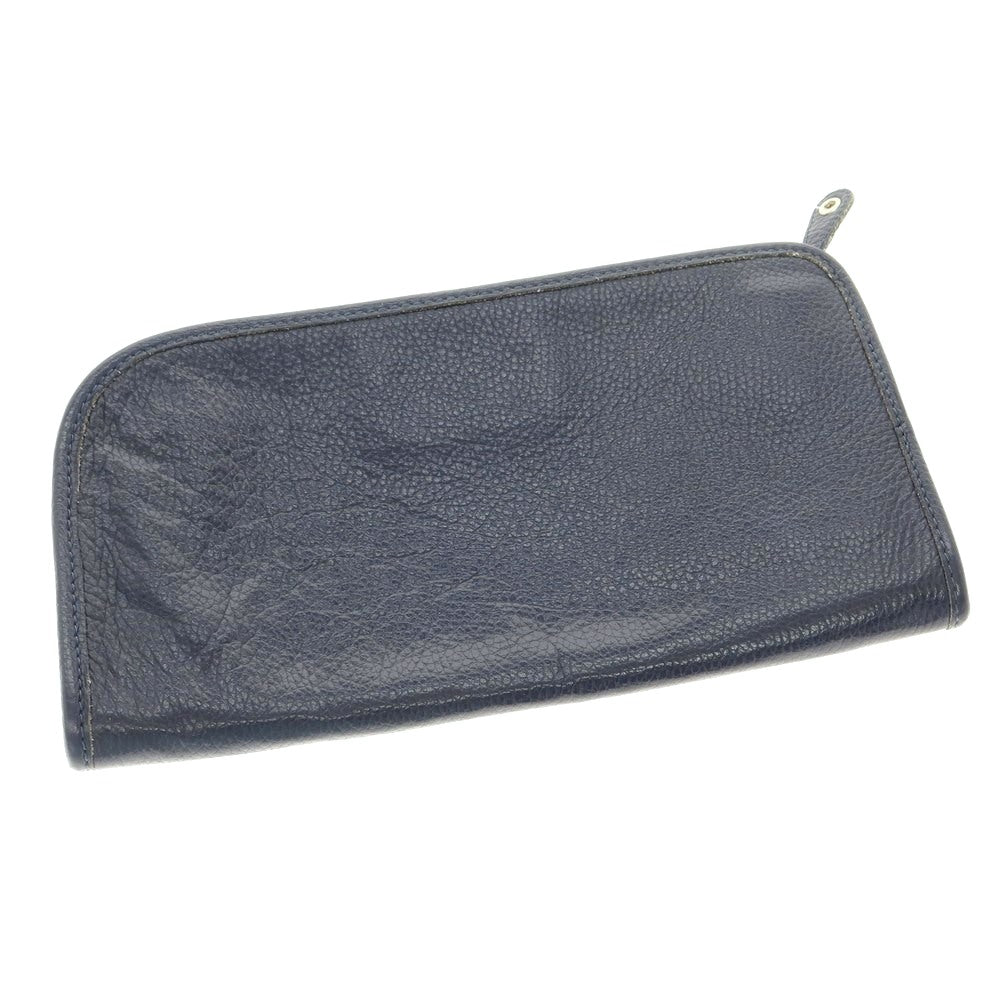 [Used] TRAMONTANO Grained Leather Clutch Bag Navy [W30xH16] [NVY] [S/S/A/W] [Condition Rank B] ​​[Men&