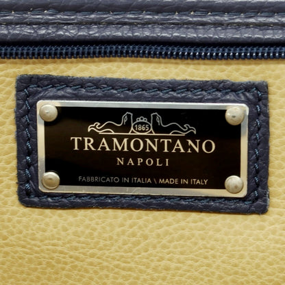 [Used] TRAMONTANO Grained Leather Clutch Bag Navy [W30xH16] [NVY] [S/S/A/W] [Condition Rank B] ​​[Men&
