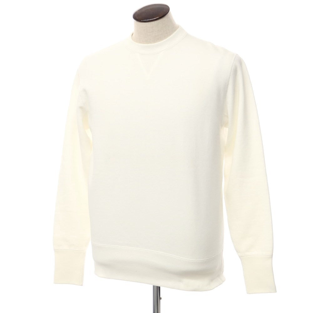 【中古】フリーマンズスポーティングクラブ FREEMANS SPORTING CLUB LOOPWHEELERコラボ コットン クルーネックスウェット ホワイト【サイズ3】【WHT】【A/W】【状態ランクC】【メンズ】【768876】