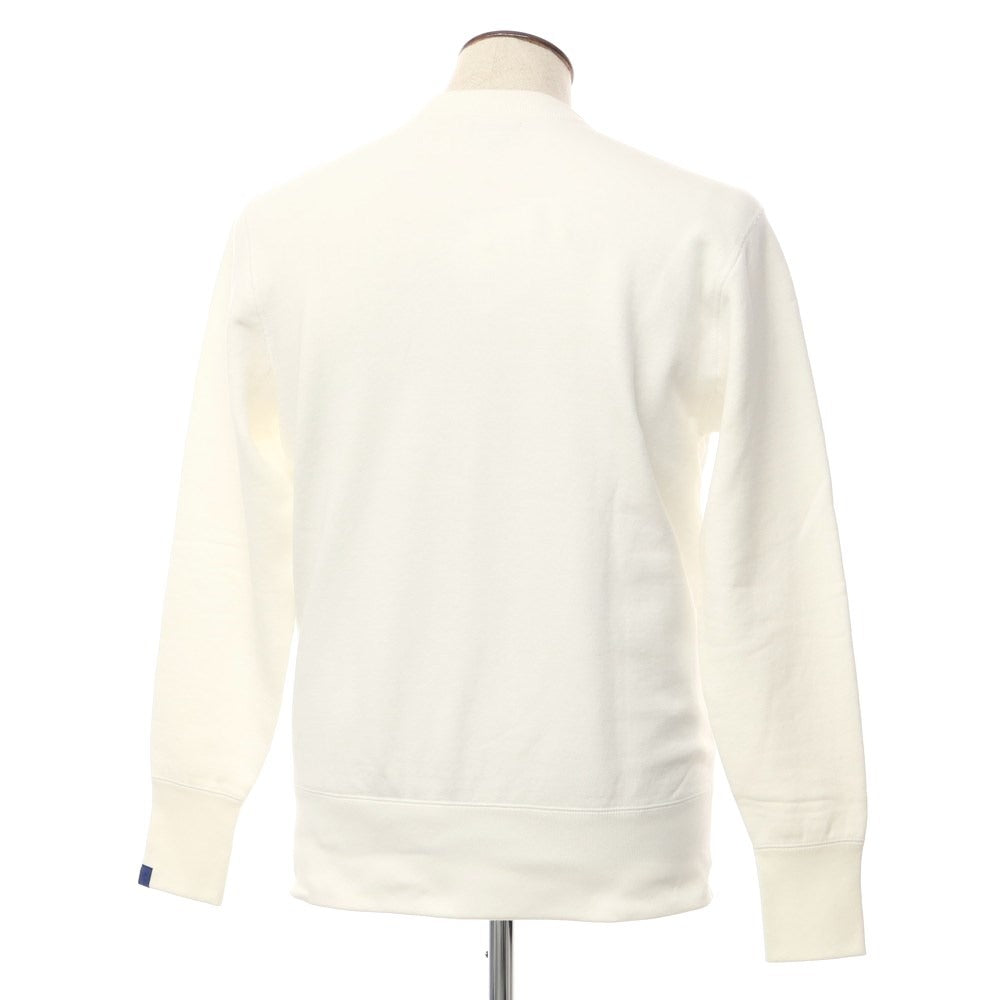 【中古】フリーマンズスポーティングクラブ FREEMANS SPORTING CLUB LOOPWHEELERコラボ コットン クルーネックスウェット ホワイト【サイズ3】【WHT】【A/W】【状態ランクC】【メンズ】【768876】