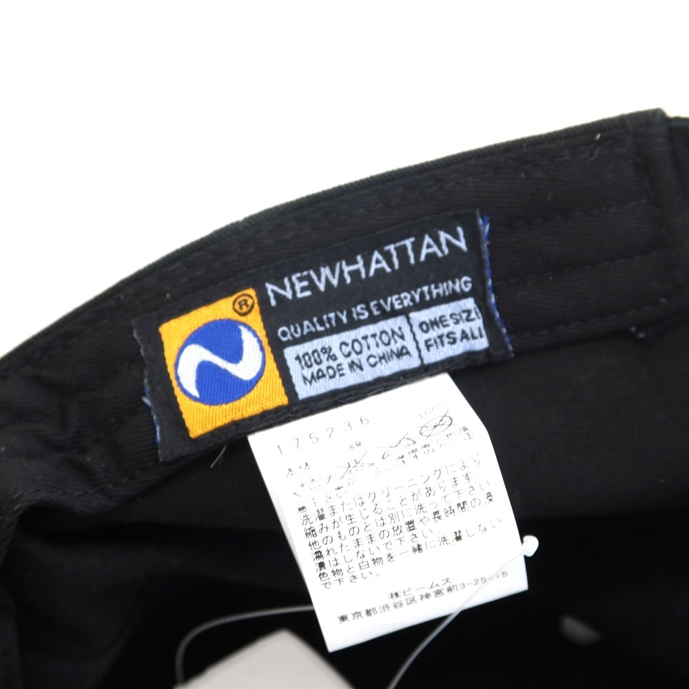 【中古】ビームス BEAMS Newhattan製 コットン 6パネル キャップ 帽子 ブラック【サイズONE】【BLK】【S/S/A/W】【状態ランクB】【メンズ】【769868】
[EPD]
